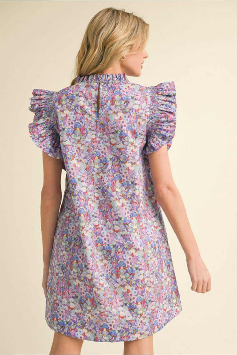 Aria Frill Neckline Dress (FINAL SALE)