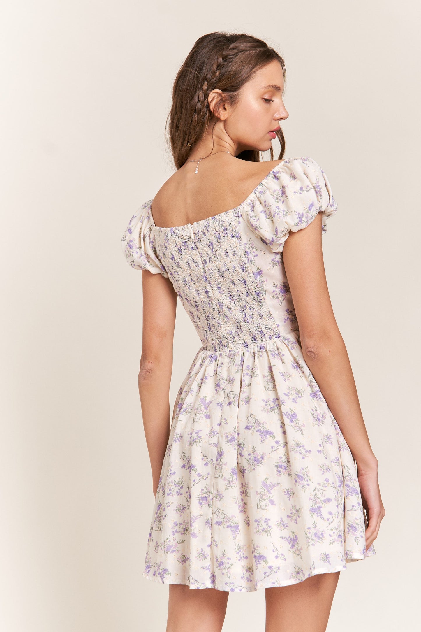 Julie Floral Mini Dress (FINAL SALE)