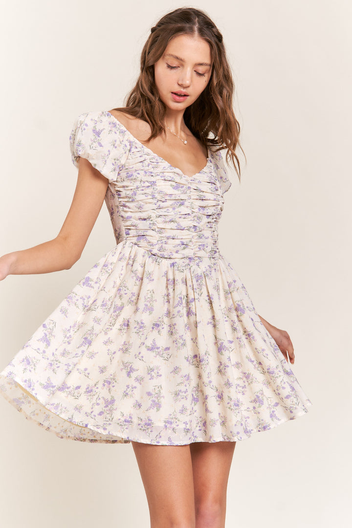 Julie Floral Mini Dress (FINAL SALE)