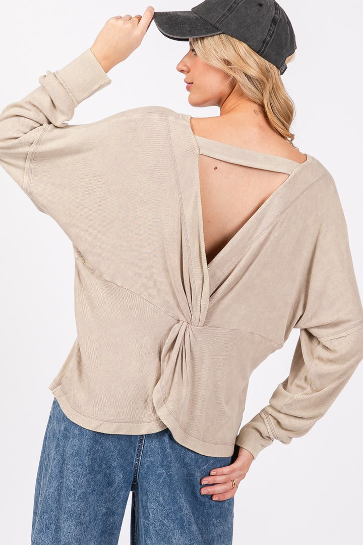Pretty Merry Moments Top | Vintage Taupe