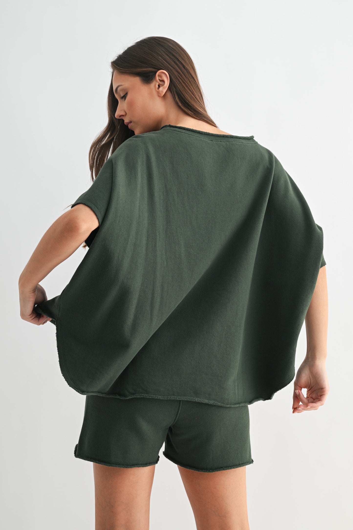 All Day Lounge Luxury Top | Deep Forest
