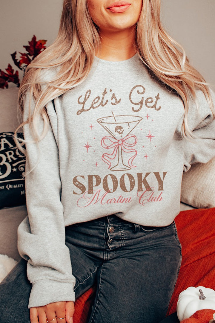 Let’s Get Spooky Martini Sweatshirt