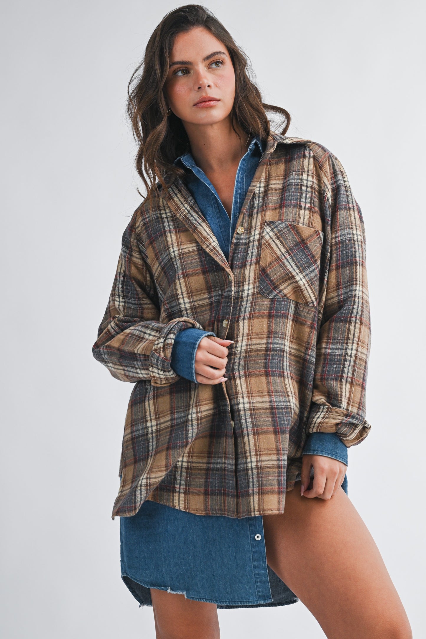 Country Honey Oversized Flannel (COMING SOON)