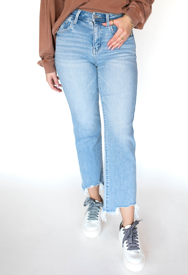 Fray Day Cropped Jeans