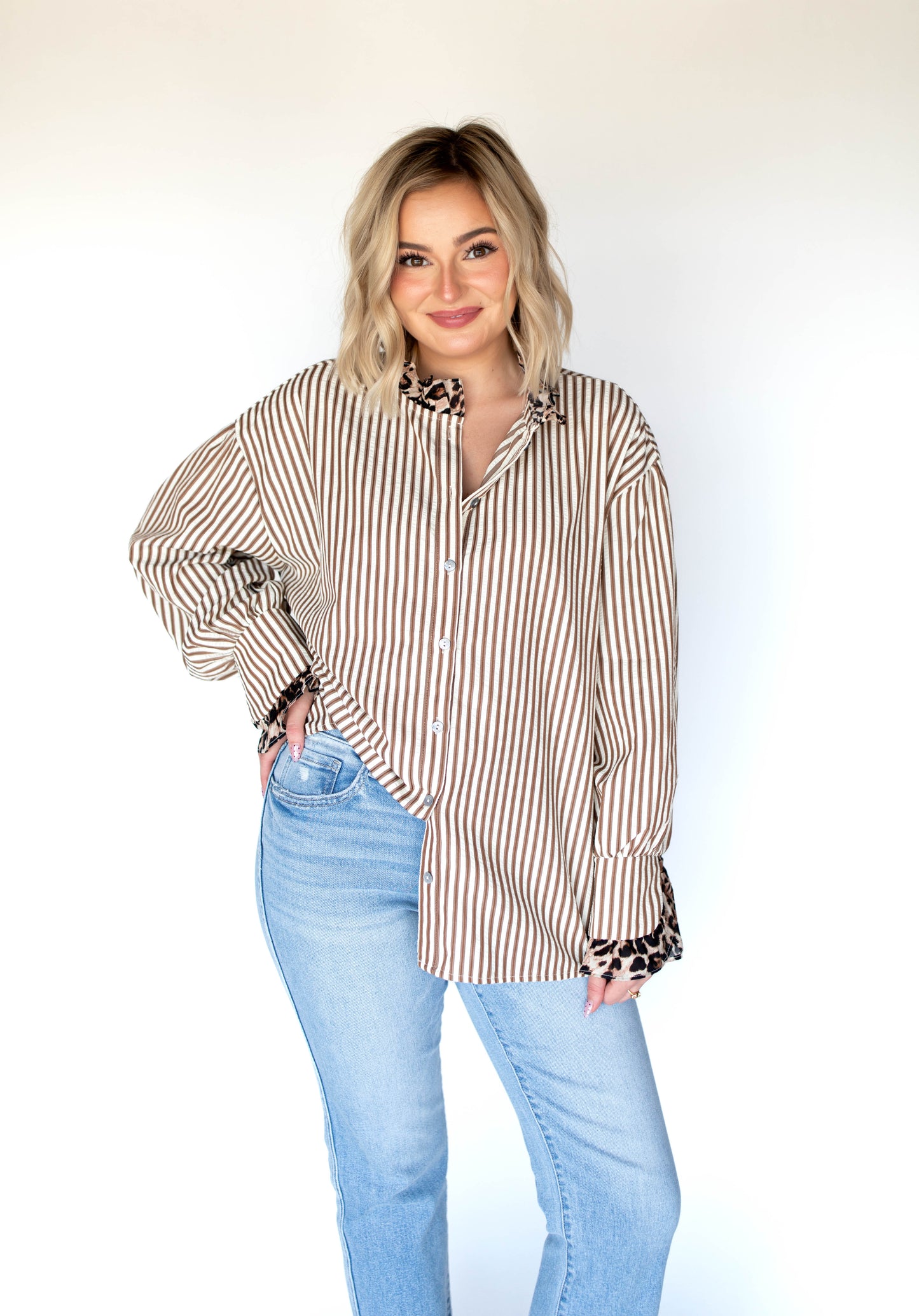 Own Your Bold Side Top