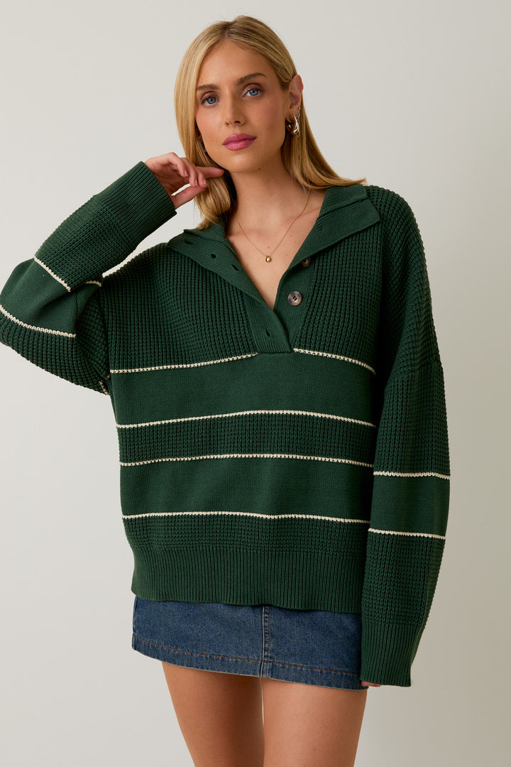 Pine Glow Sweater