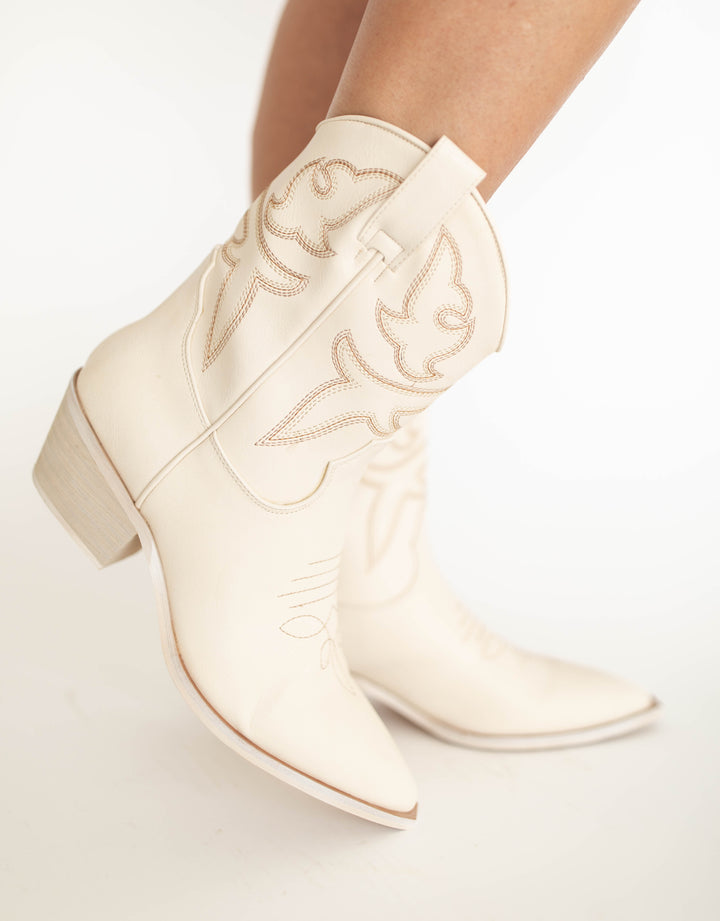 Claire Western Luxe Booties