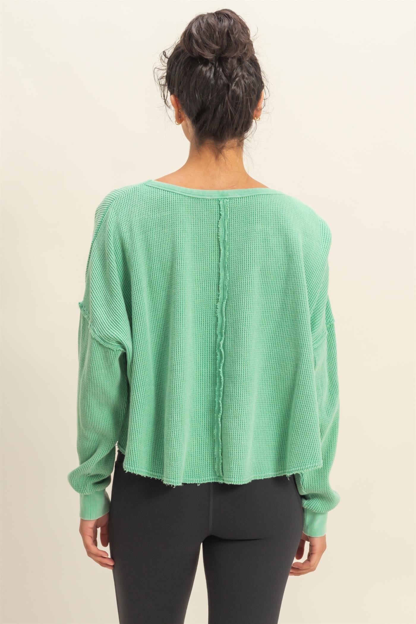 Slow It Down Top | Emerald