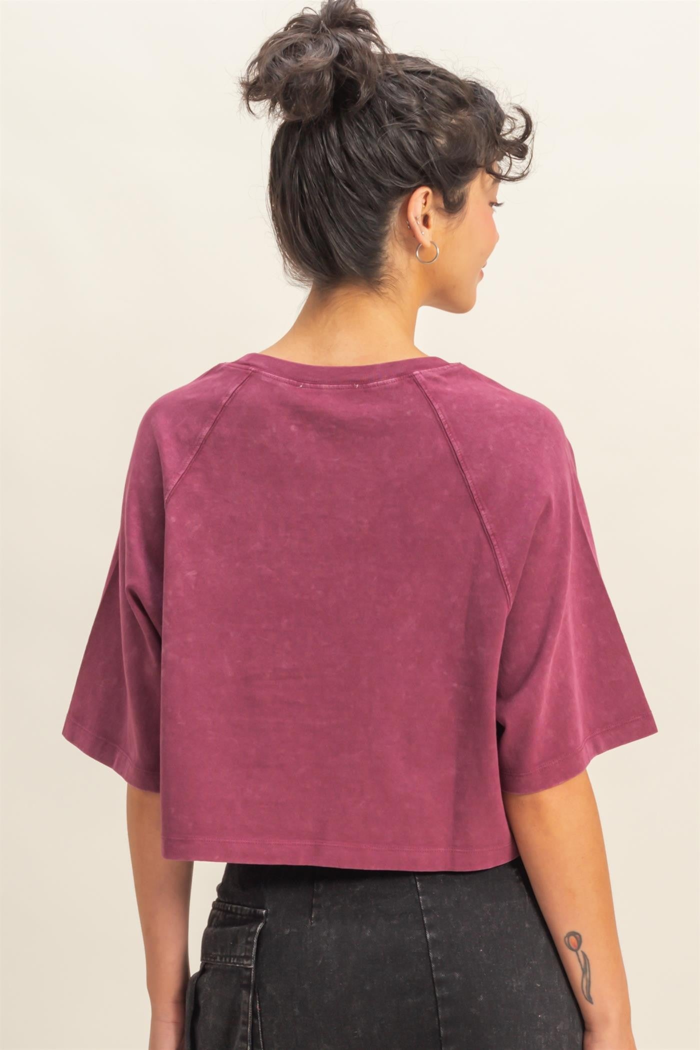 Take It Easy Tee | Dark Cherry