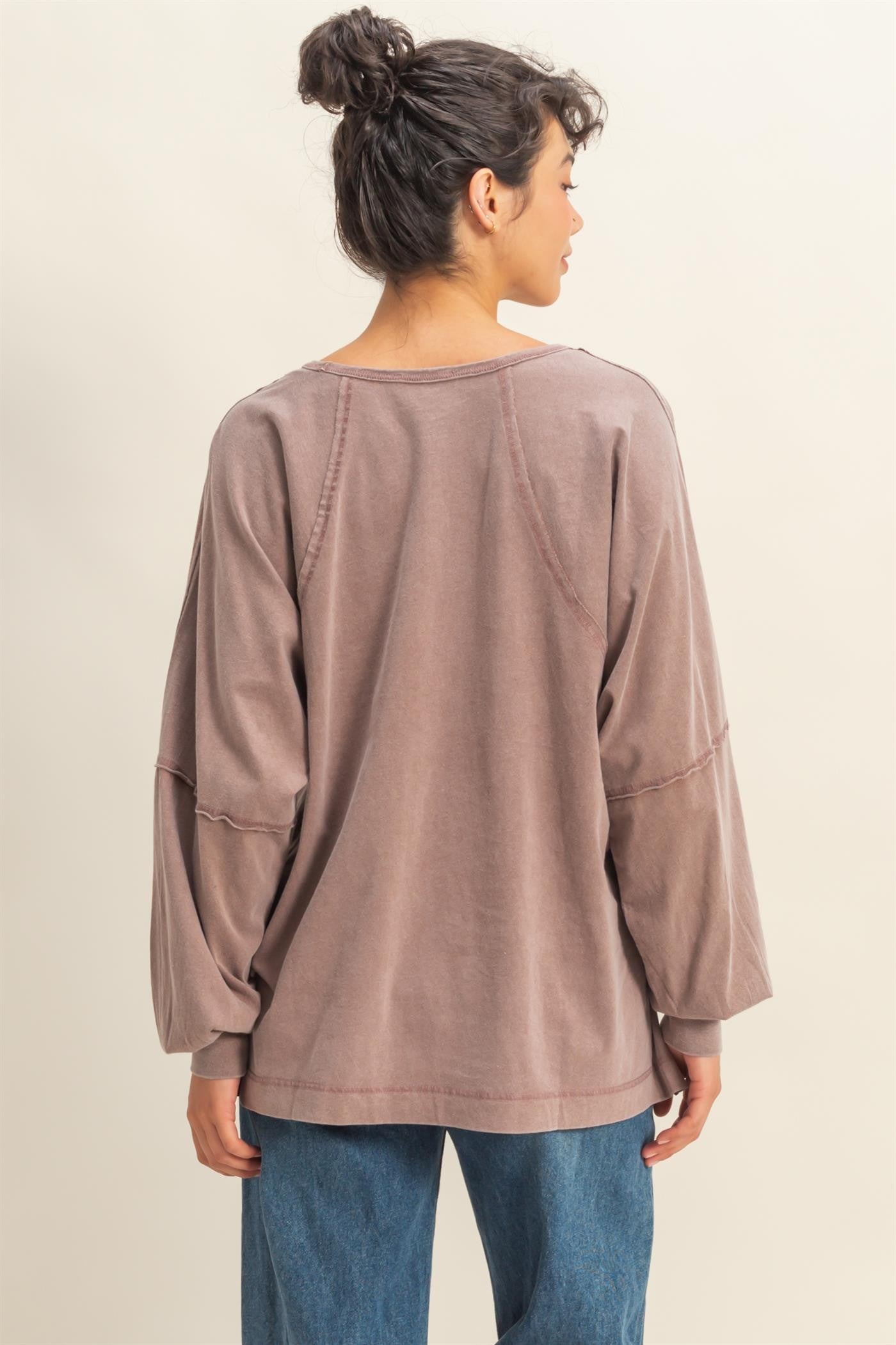 Chasing Cozy Days Top | Chestnut