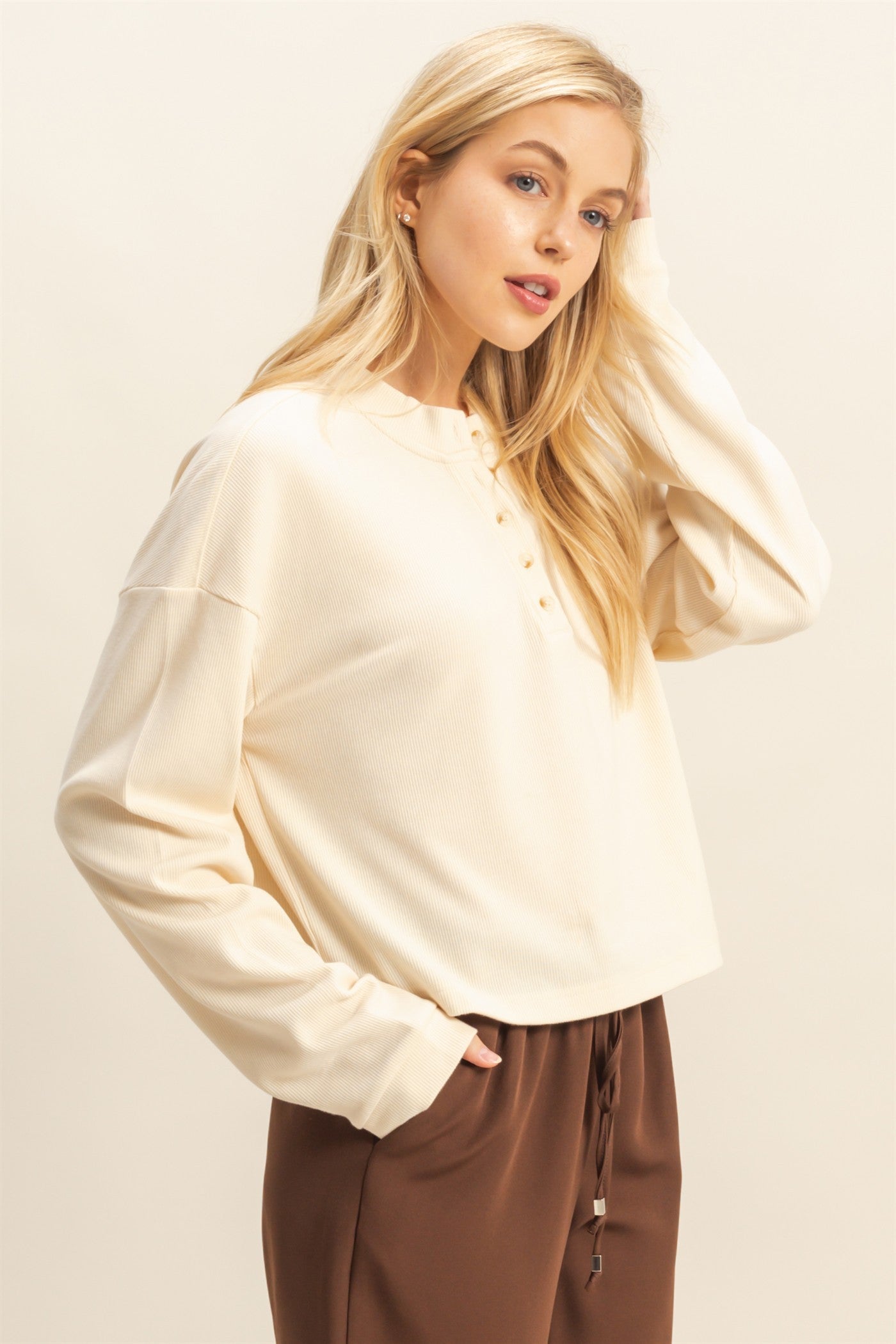 Made For Layers Top | Cream