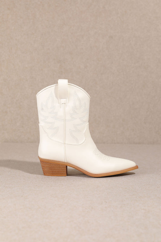 Claire Western Luxe Booties