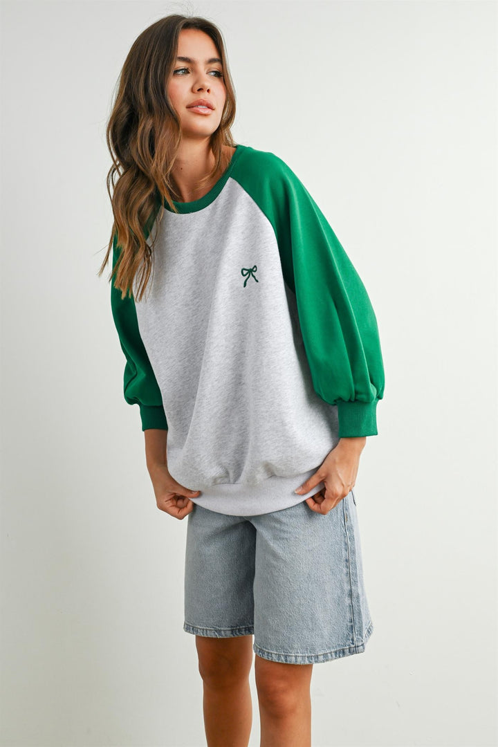 Sweet Varsity Oversized Sweatshirt