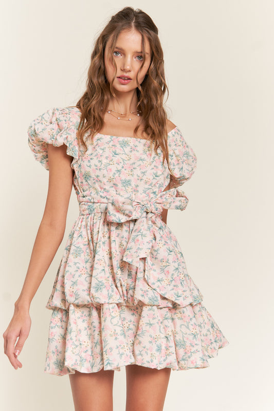 Chelsea Floral Bow Dress (FINAL SALE)