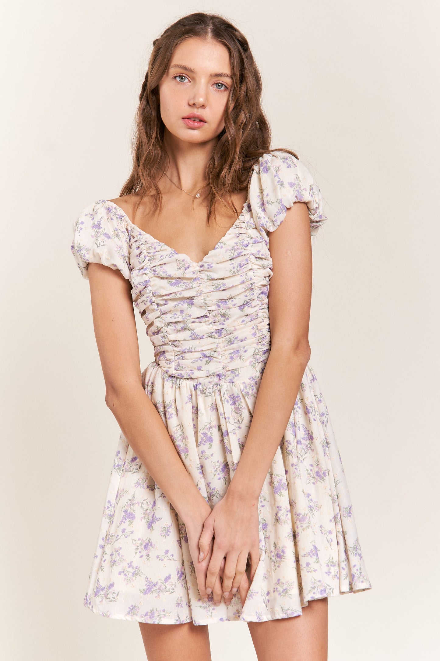 Julie Floral Mini Dress (FINAL SALE)