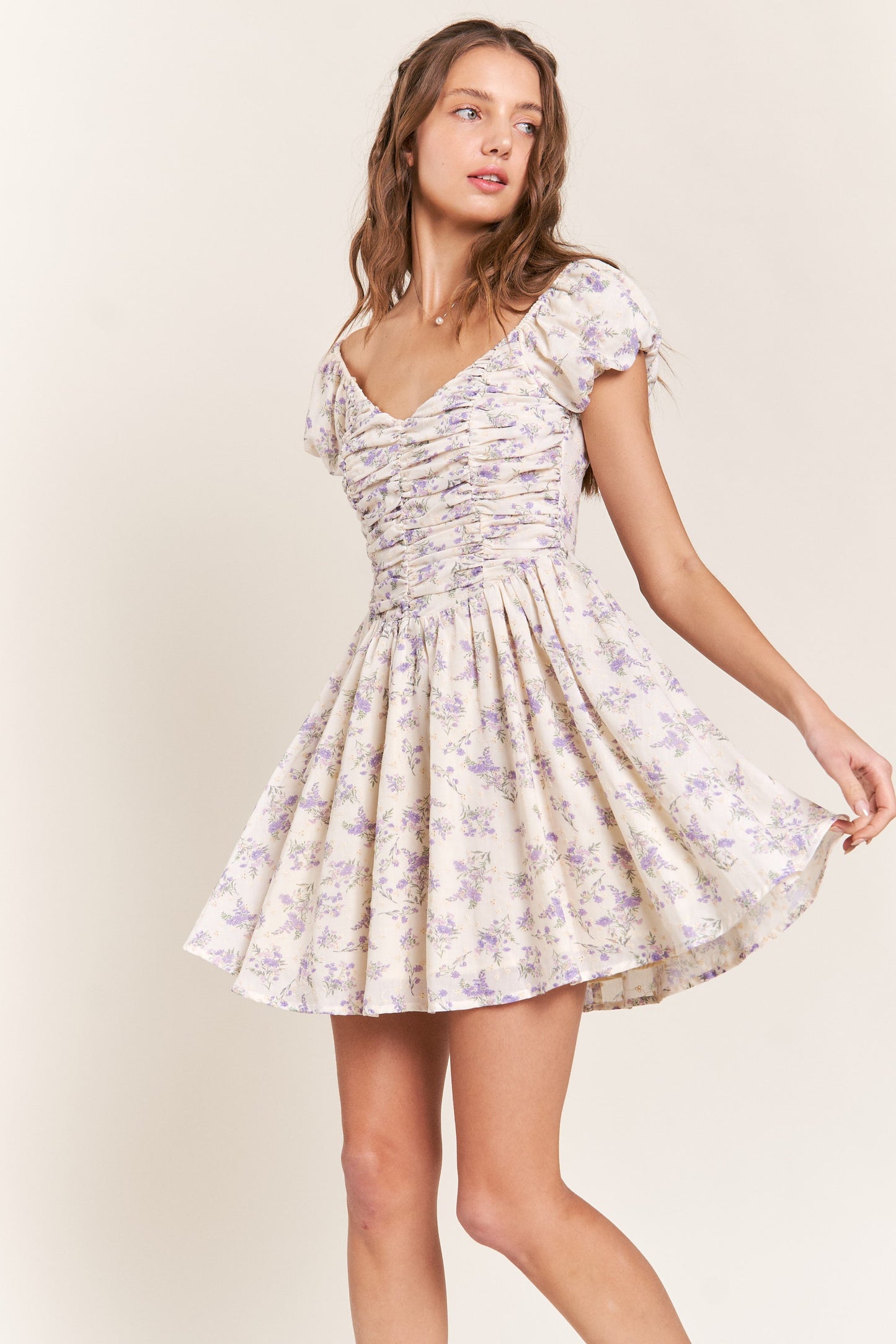 Julie Floral Mini Dress (FINAL SALE)