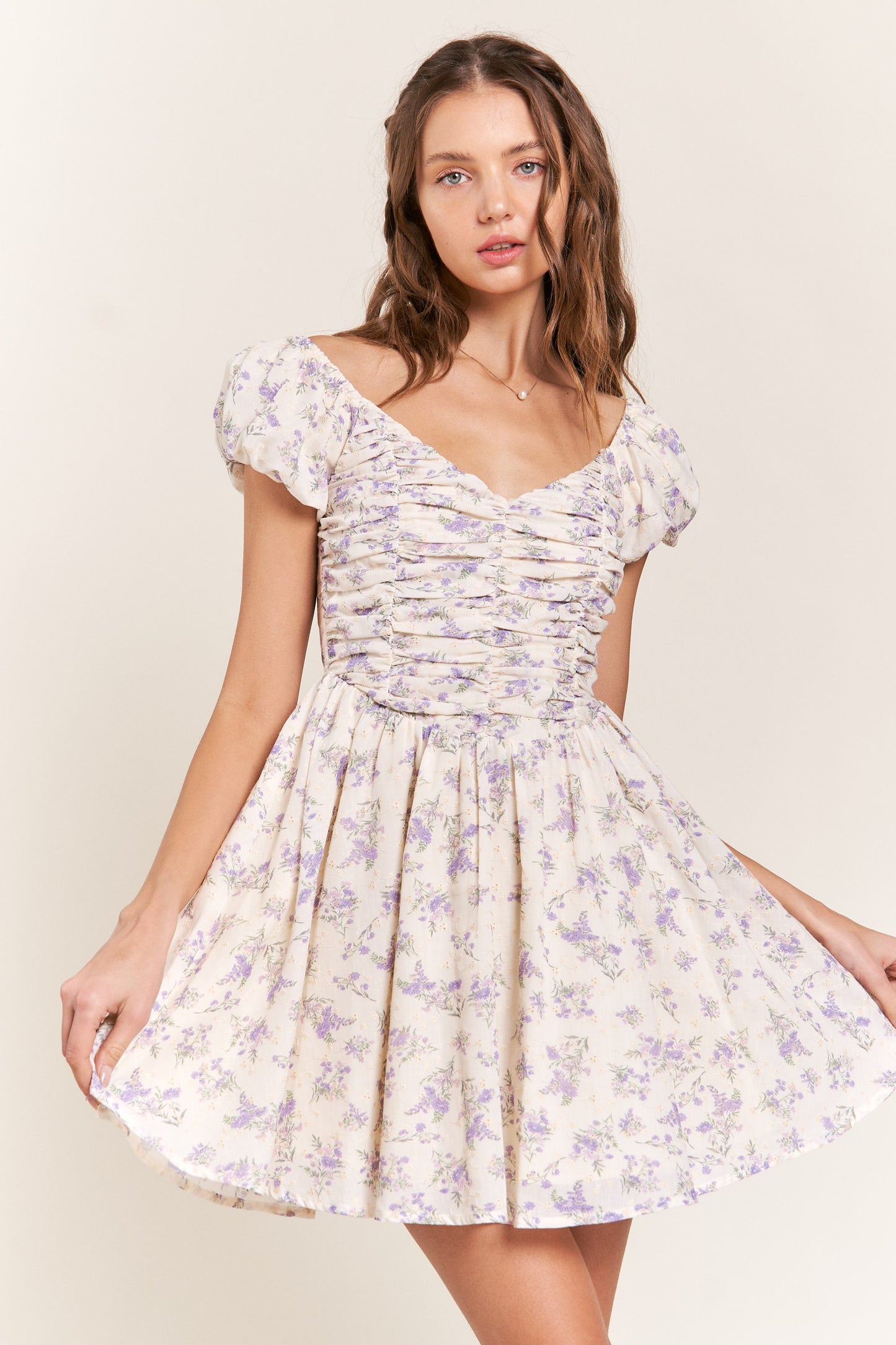 Julie Floral Mini Dress (FINAL SALE)