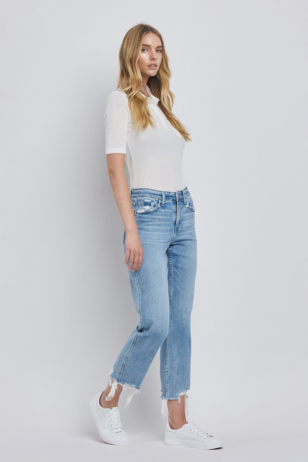 Fray Day Cropped Jeans
