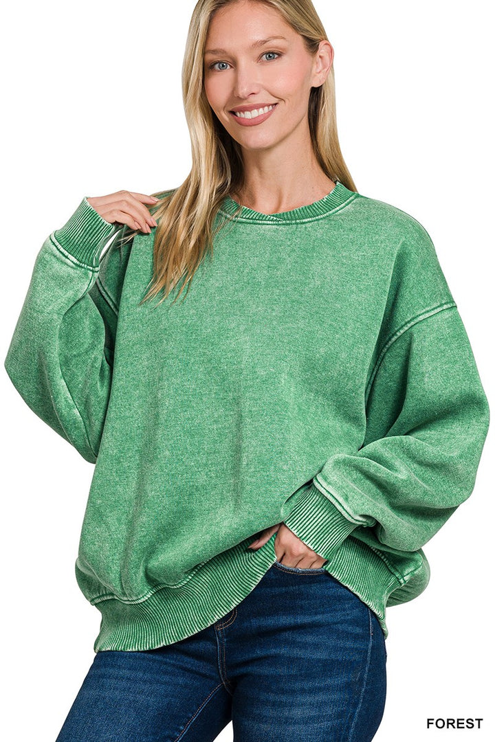 Cosy Dress Days Pullover | Kelly Green