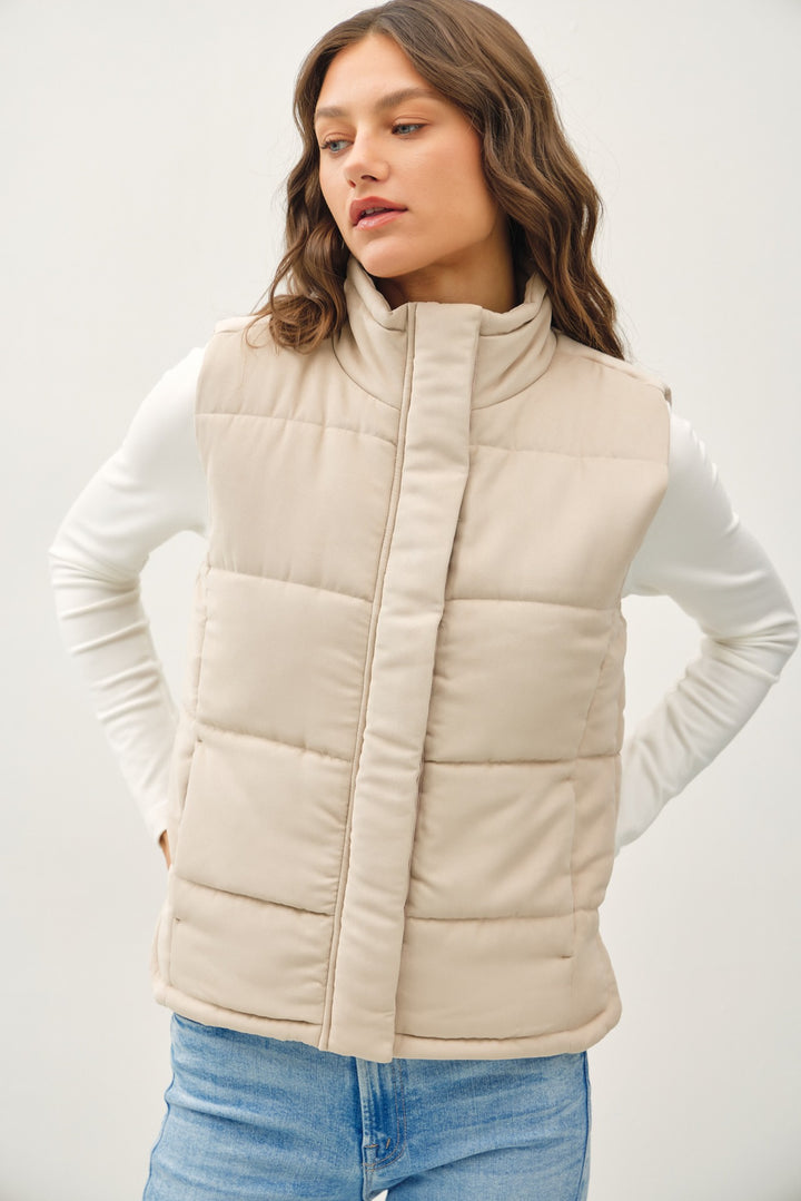 Toasty Hearth Vest | Beige