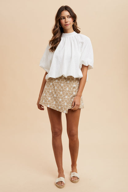 Charlie Floral Wrap Skort (FINAL SALE)