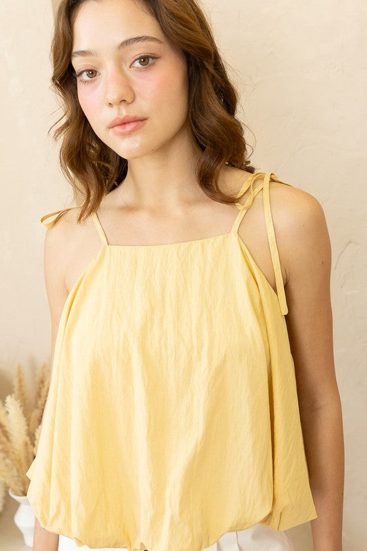 Amelia Bubble Hem Top (FINAL SALE)