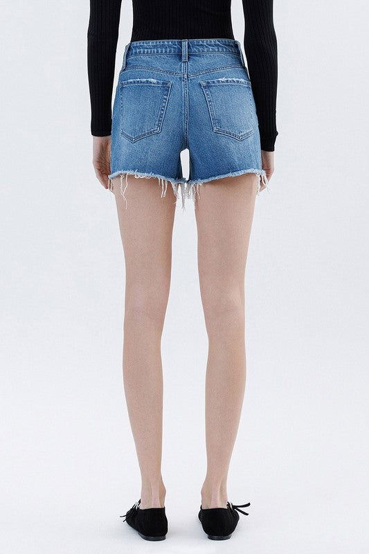 Zuri High Rise Denim Shorts (FINAL SALE)