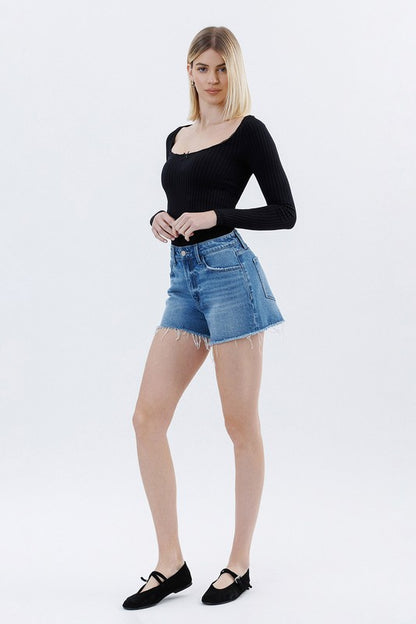 Zuri High Rise Denim Shorts (FINAL SALE)