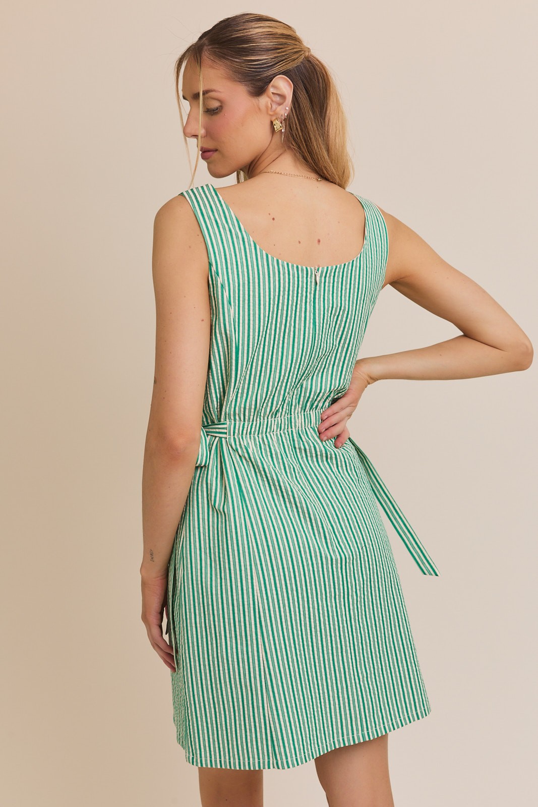 Kylie Side Ties Mini Dress (FINAL SALE)