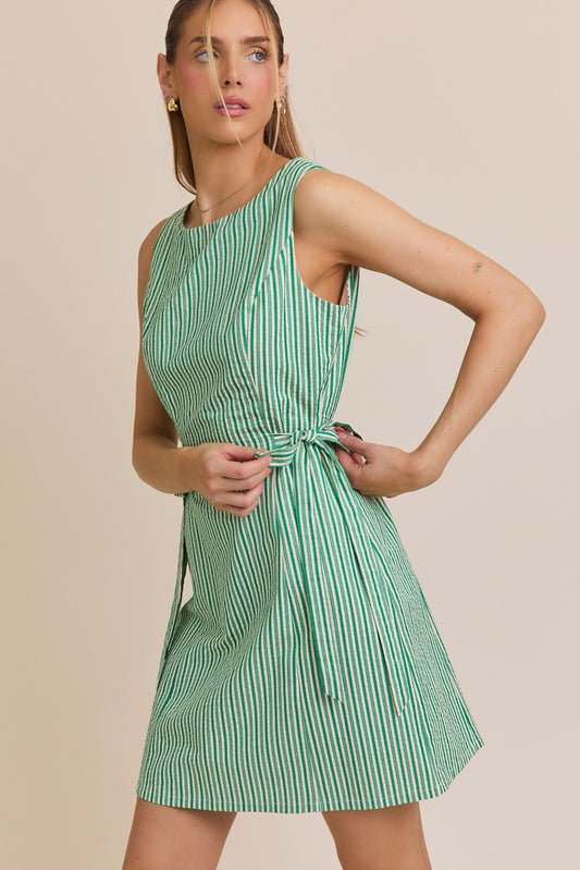 Kylie Side Ties Mini Dress (FINAL SALE)