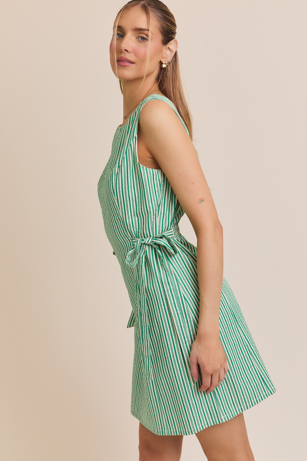 Kylie Side Ties Mini Dress (FINAL SALE)