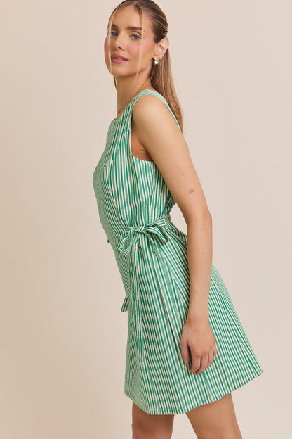 Kylie Side Ties Mini Dress (FINAL SALE)