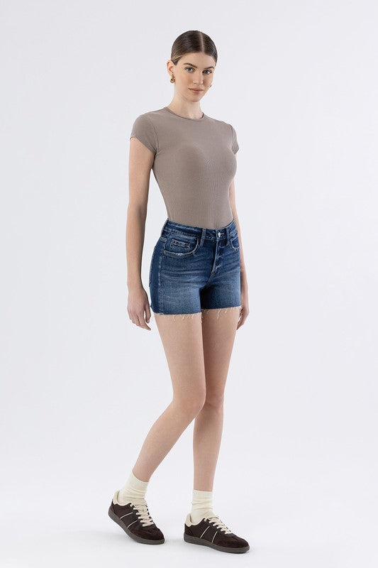 Ruth High Rise Denim Shorts (FINAL SALE)