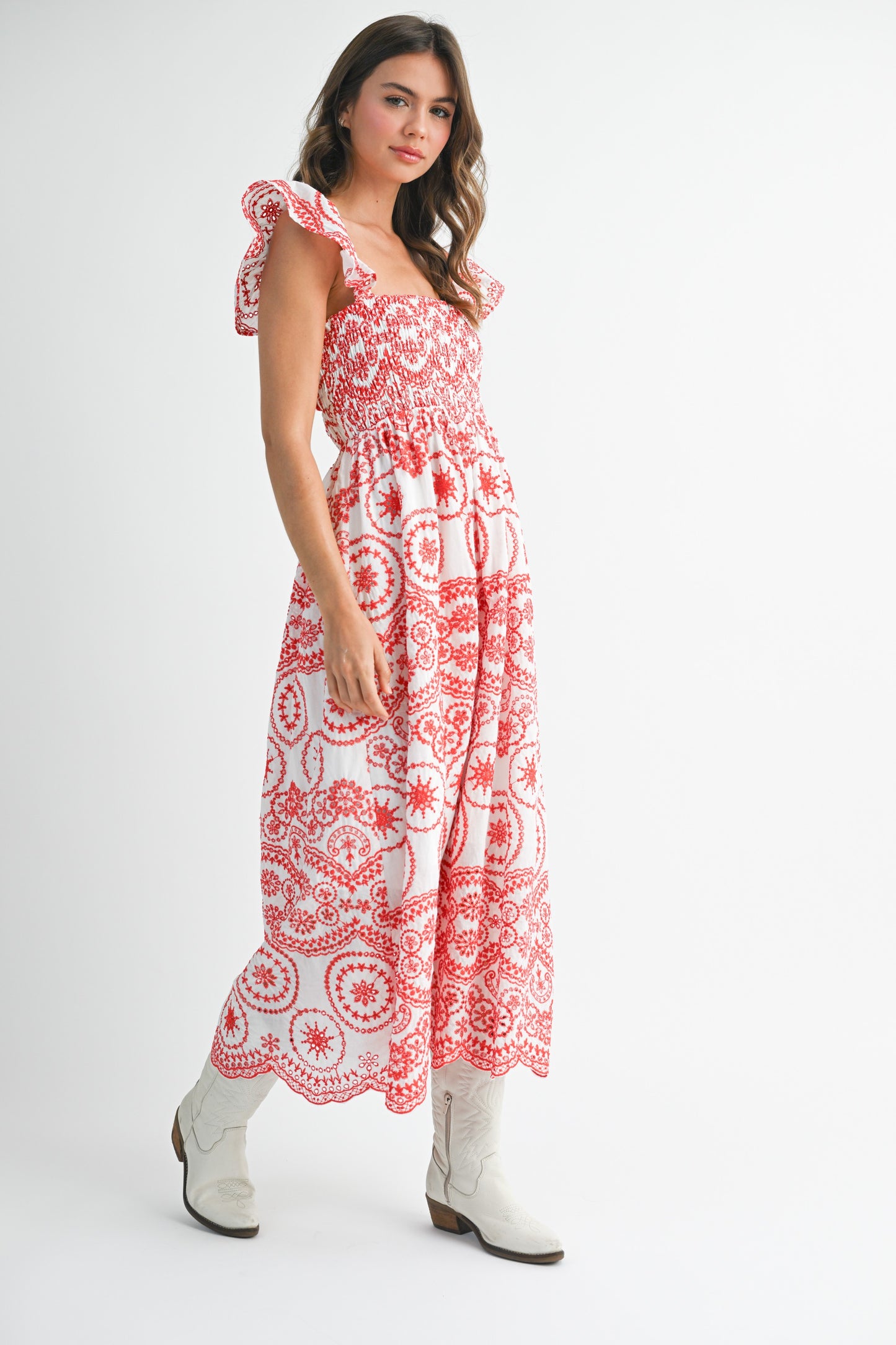 Scarlet Rose Prairie Sundress (COMING SOON)