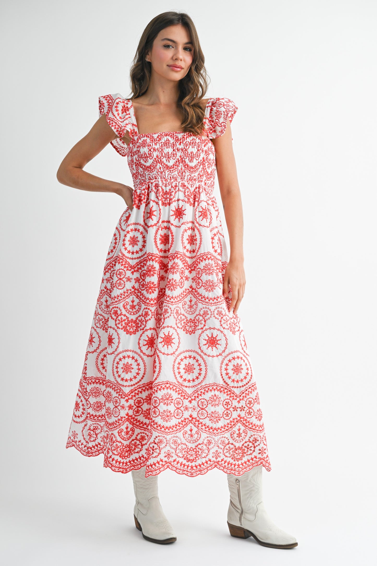 Scarlet Rose Prairie Sundress (COMING SOON)