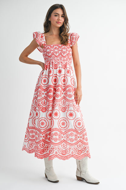 Scarlet Rose Prairie Sundress (COMING SOON)