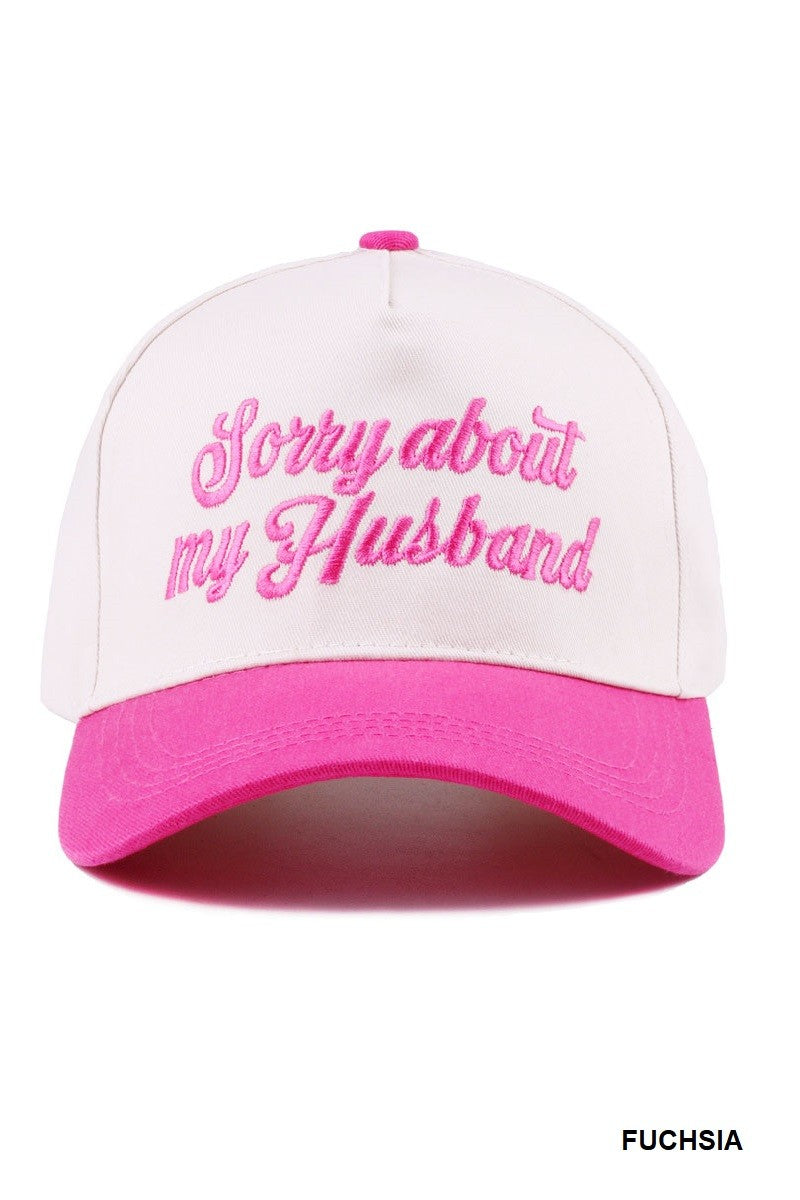 Sorry About My Husband Cap