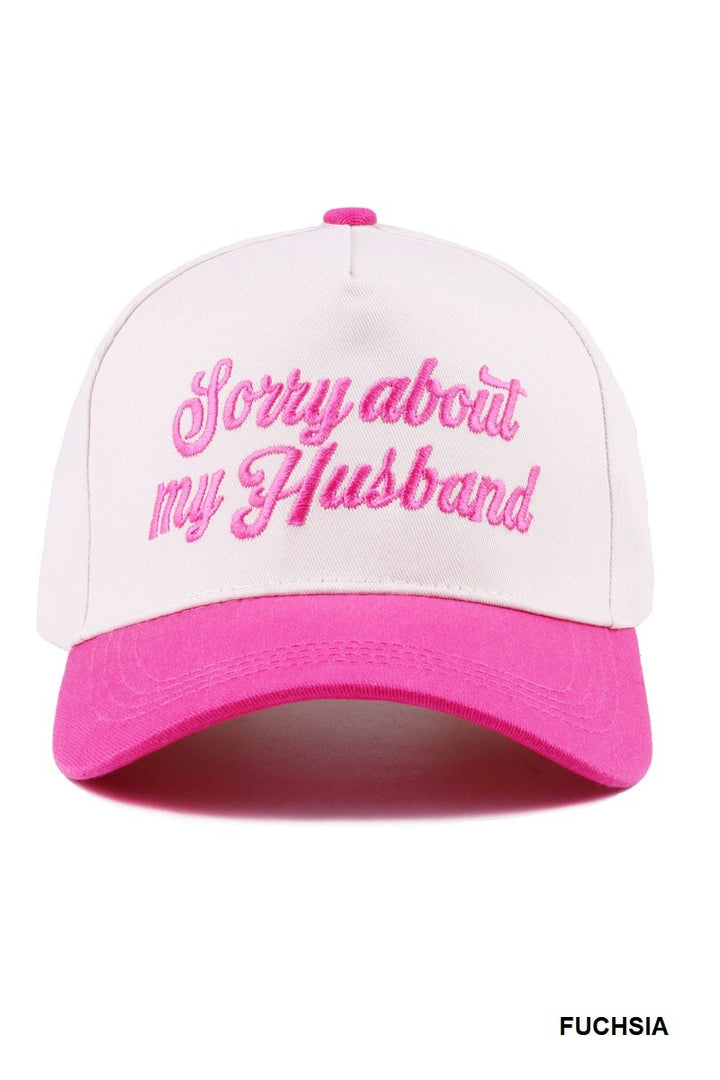 Sorry About My Husband Cap