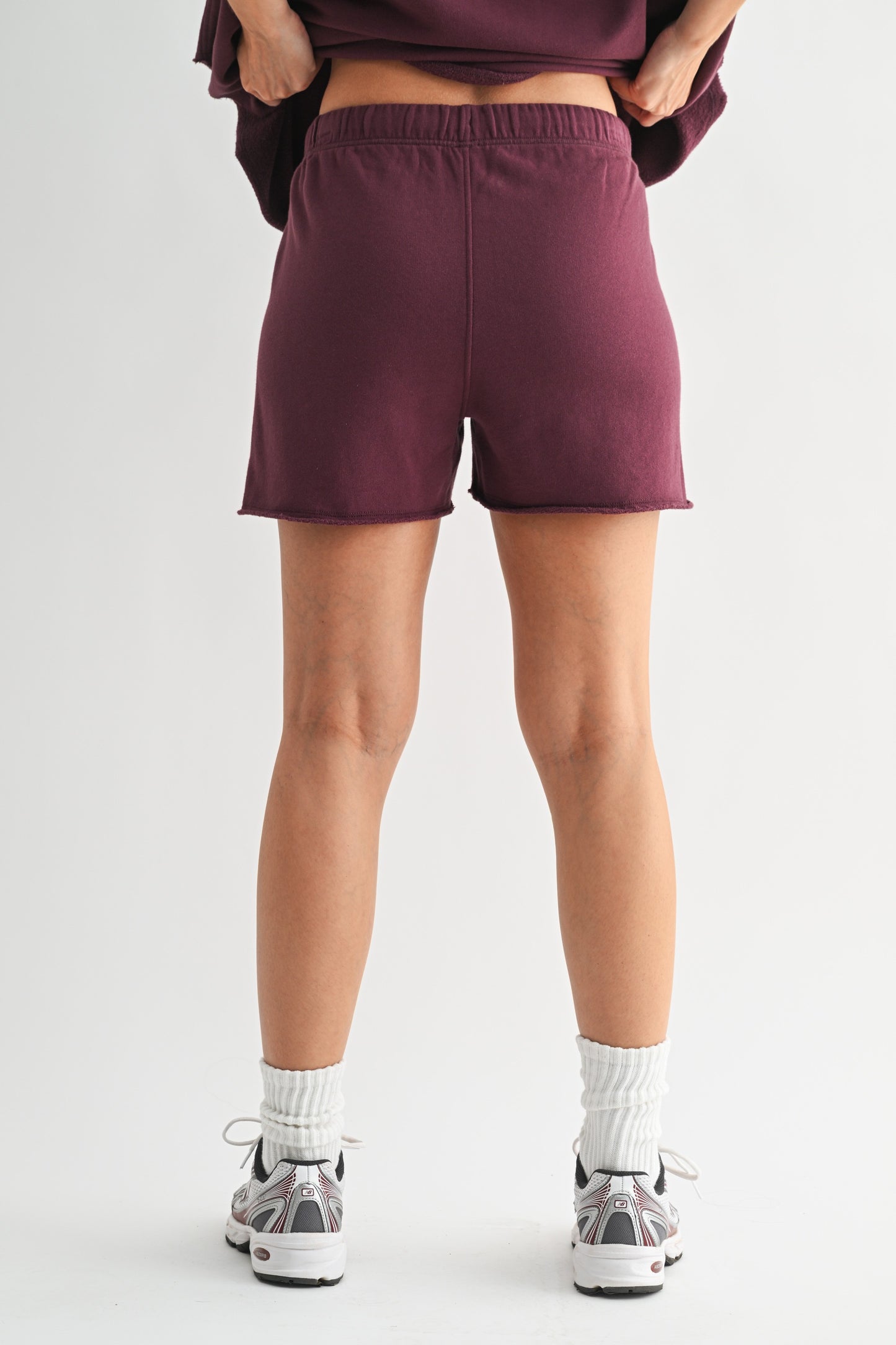 All Day Lounge Luxury Shorts | Dark Plum
