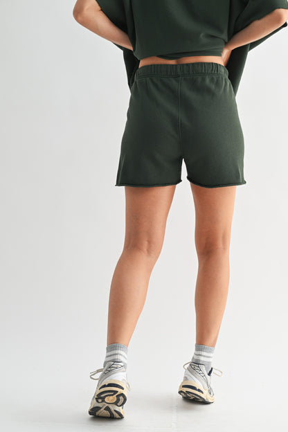 All Day Lounge Luxury Shorts | Deep Forest