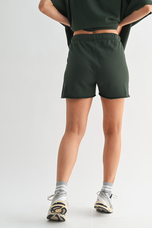 All Day Lounge Luxury Shorts | Deep Forest