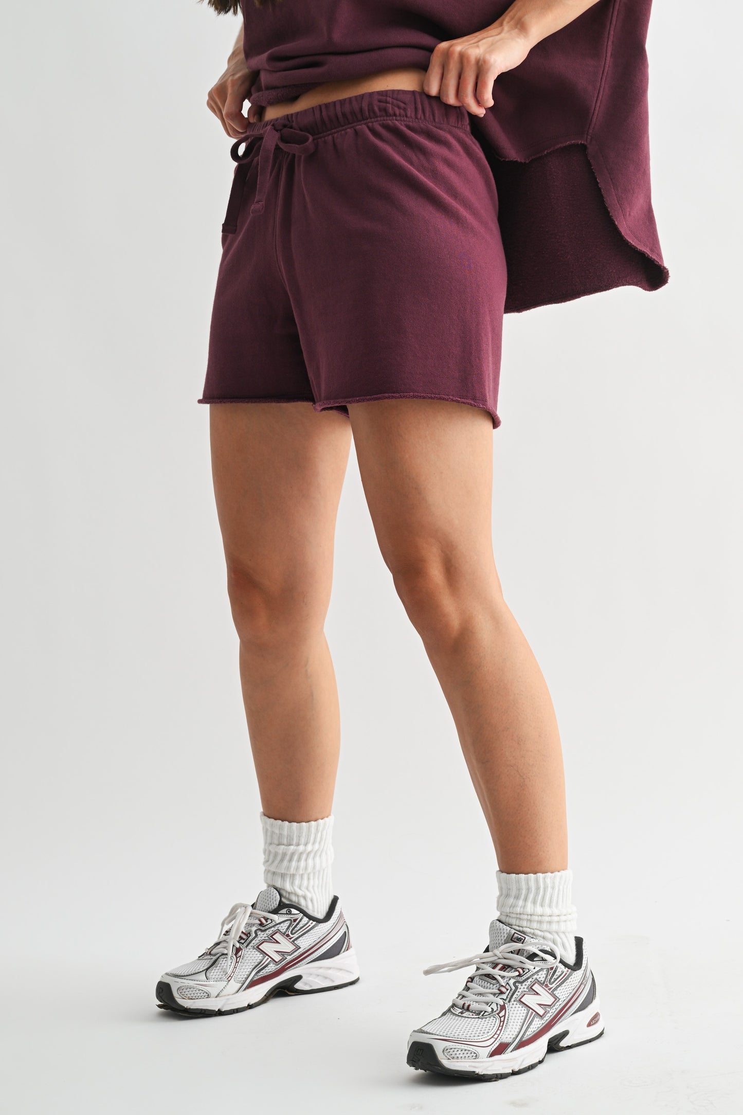 All Day Lounge Luxury Shorts | Dark Plum