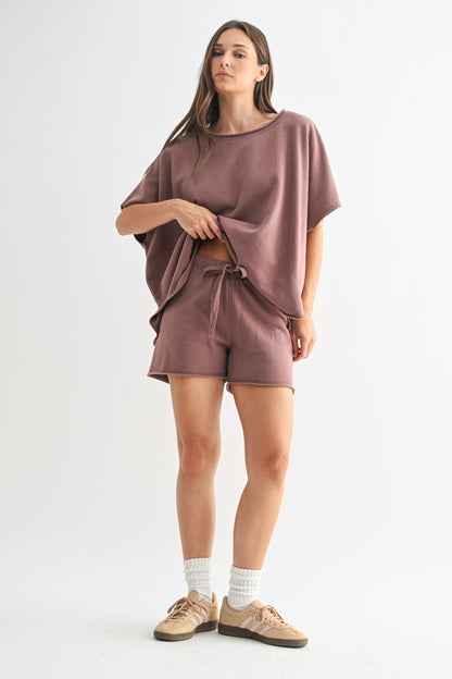 All Day Lounge Luxury Shorts | Rose Taupe