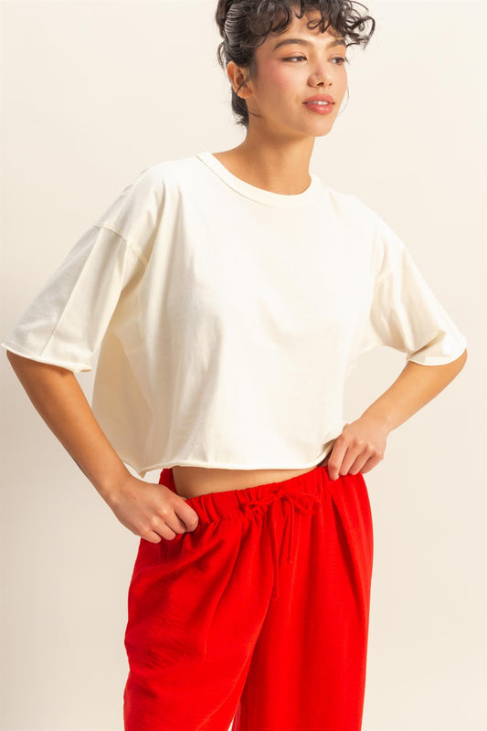 Tiffany Wide Fit Tee | Off White