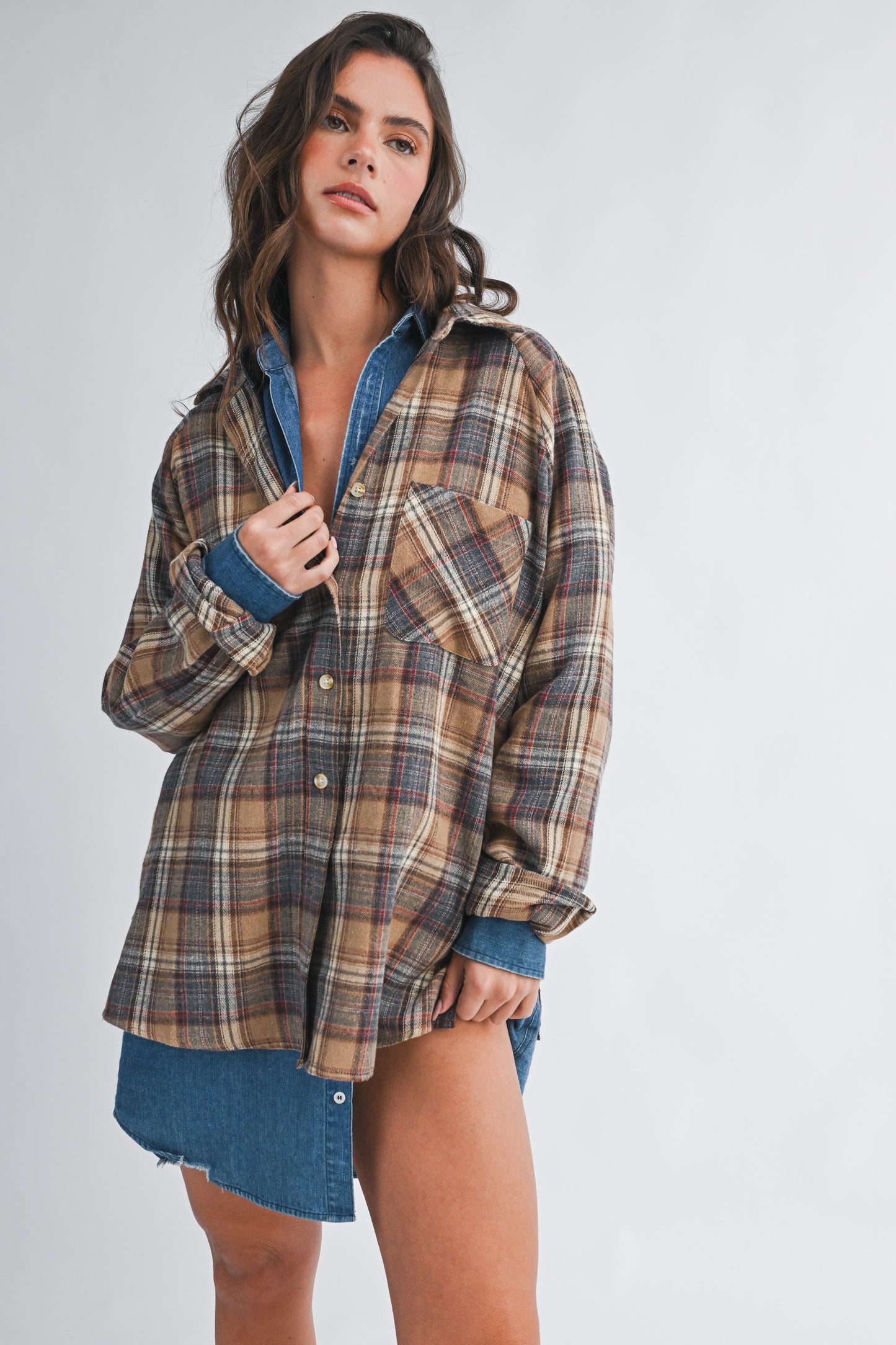 Country Honey Oversized Flannel (COMING SOON)