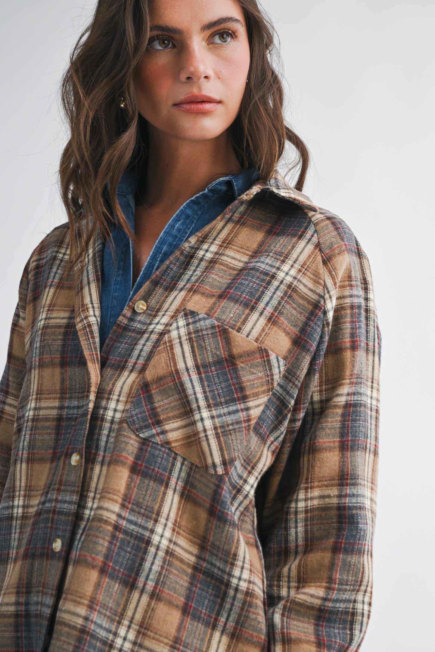 Country Honey Oversized Flannel (COMING SOON)