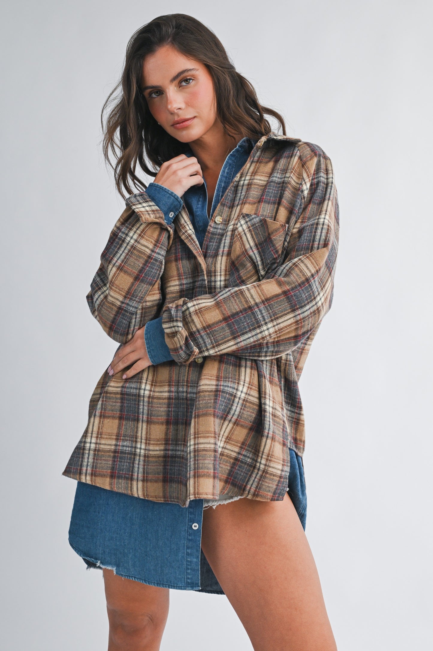 Country Honey Oversized Flannel (COMING SOON)