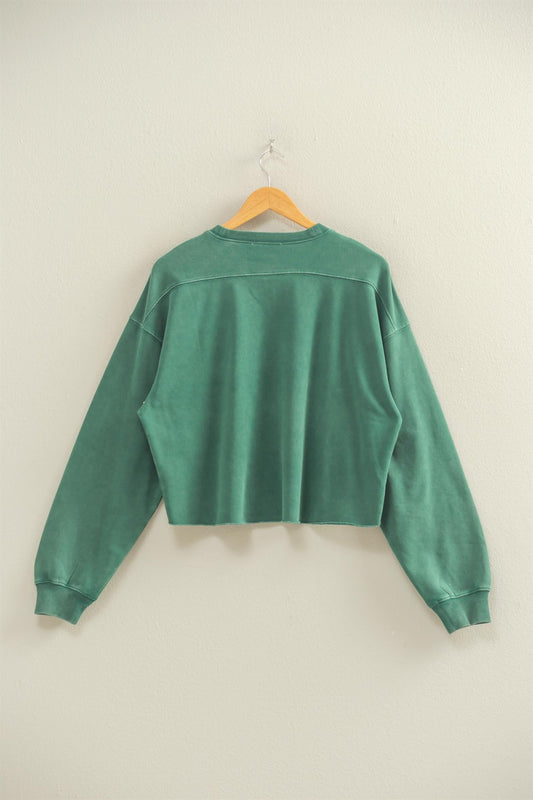 Keep It Classic Top | Dark Green