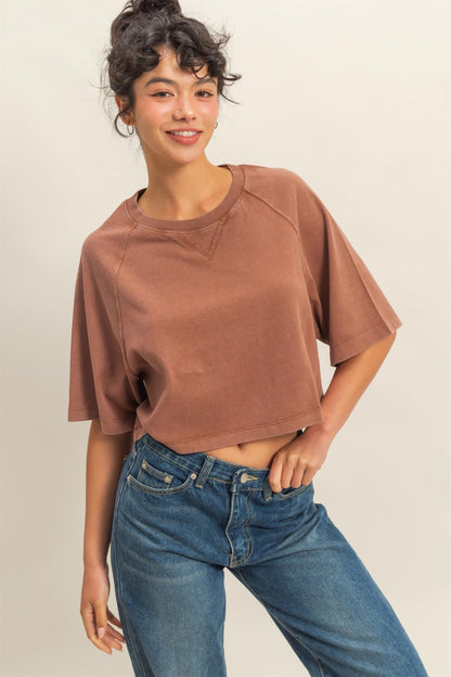 Take It Easy Tee | Chestnut