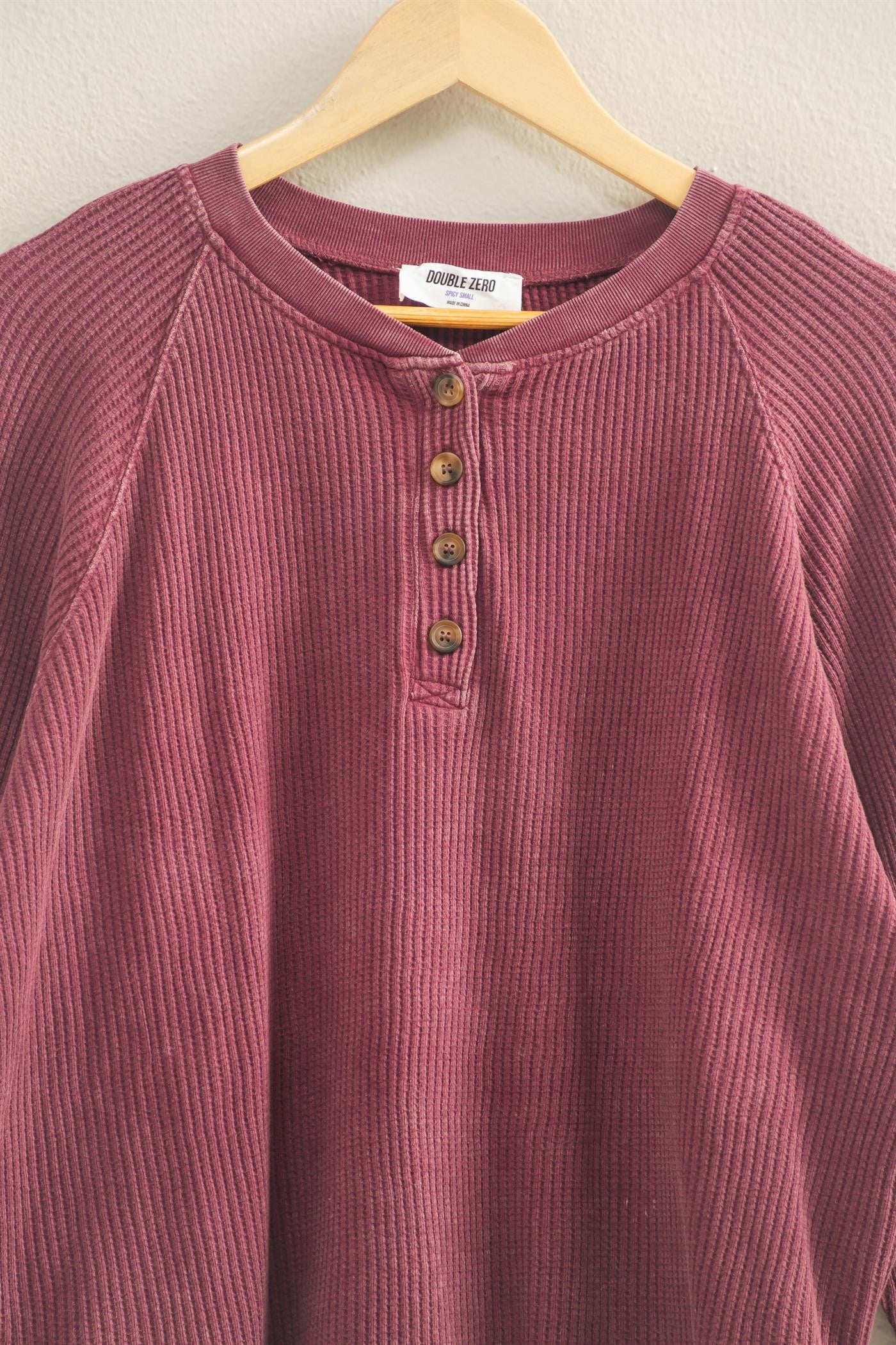 Stay A While Top | Dark Cherry